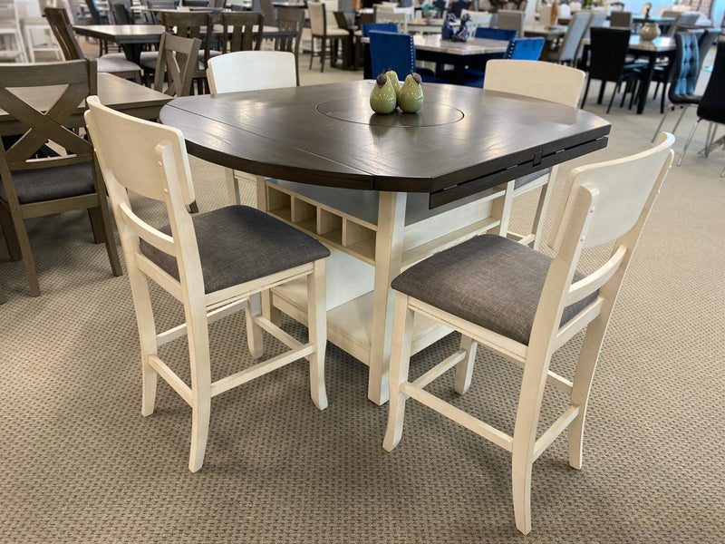 Oakly Round/Square Counter Height Dining Set