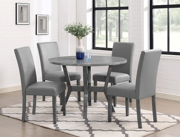 Judson Glitter 5-Piece Counter Height Dining Set