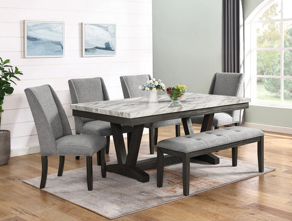 Vance Gray Dining Set