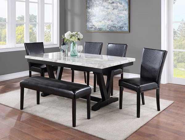 Tanner Dining Set With Bench  6-Piece