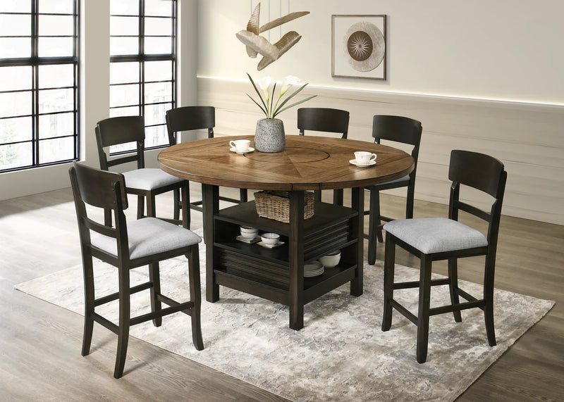 Oakly Round/Square Counter Height Dining Set