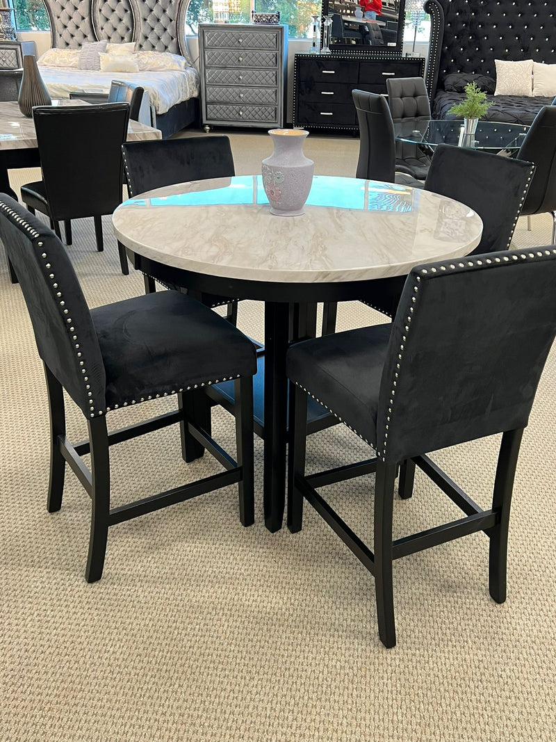 Lennon Round Counter Height Dining Set