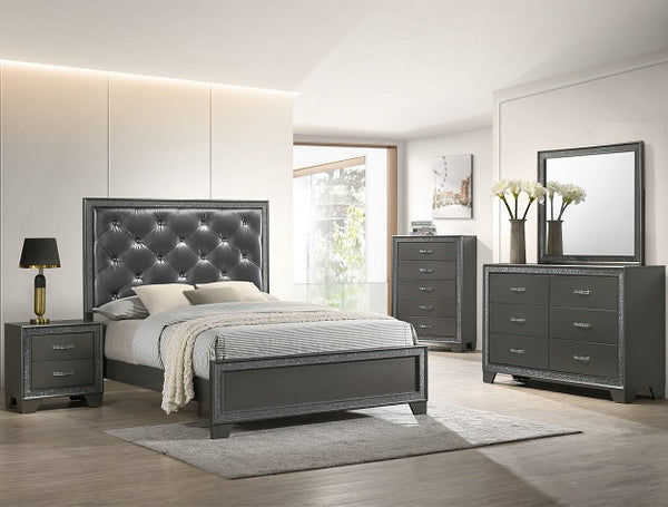 Kaia Gray Panel Bedroom set
