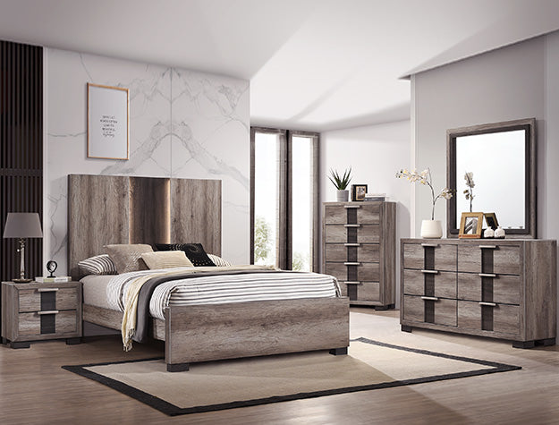 SETB4350 Micah Black Bedroom Set