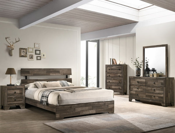 Atticus Grey Platform Bedroom Set