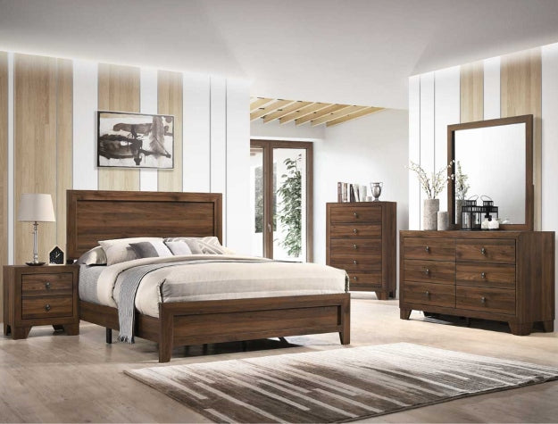 Millie Brown Panel Bedroom Set