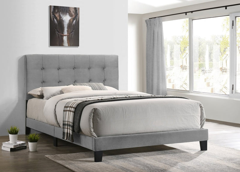 930 Grey Platform Twin Bed