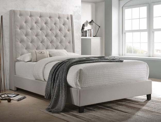 5265 Chantily Khaki King Bed