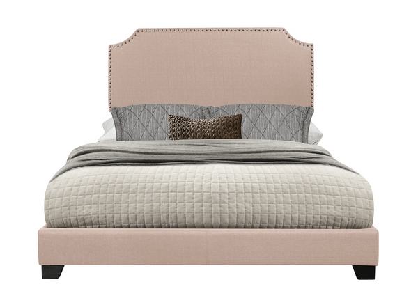 SH235 Fabric Beige King Bed