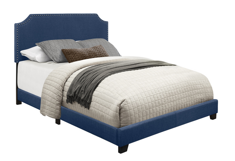 SH235 Fabric Blue King Bed