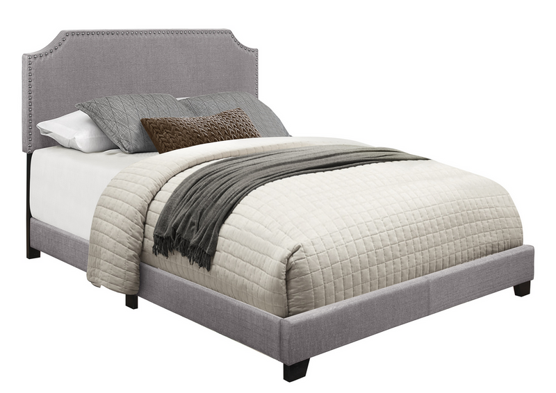 SH235 Fabric Grey King Bed