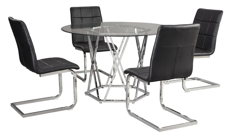 D275 Ashley Black Dining Set 5-Piece