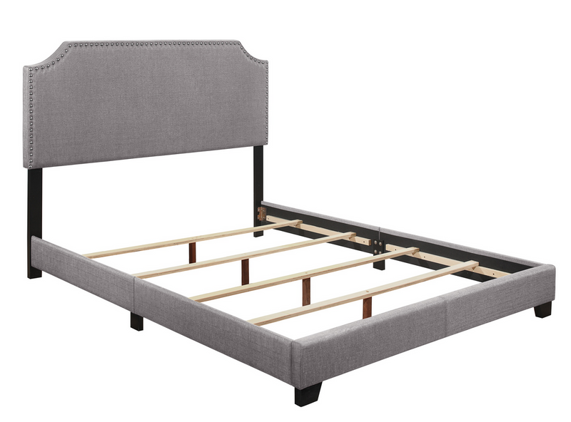 SH235 Fabric Grey King Bed