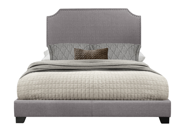 SH235 Fabric Grey King Bed