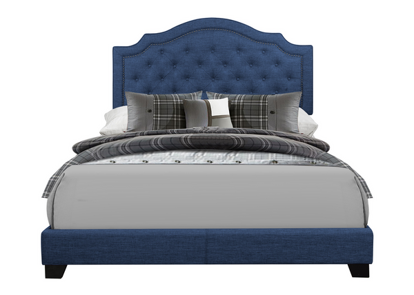 SH255 Fabric Blue Queen Bed