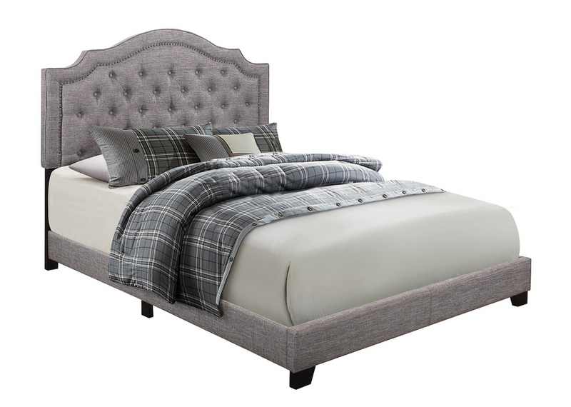 SH255 Fabric Grey Full Bed