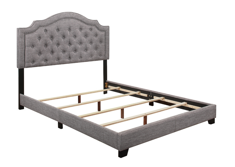 SH255 Fabric Grey Full Bed