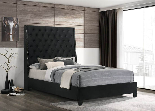 HH630 6FT Black King Bed Frame