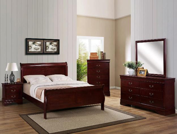 3800 Louis Philip Cherry Queen Bed