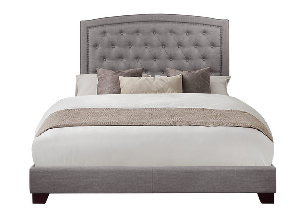 SH275 Fabric Grey King Bed
