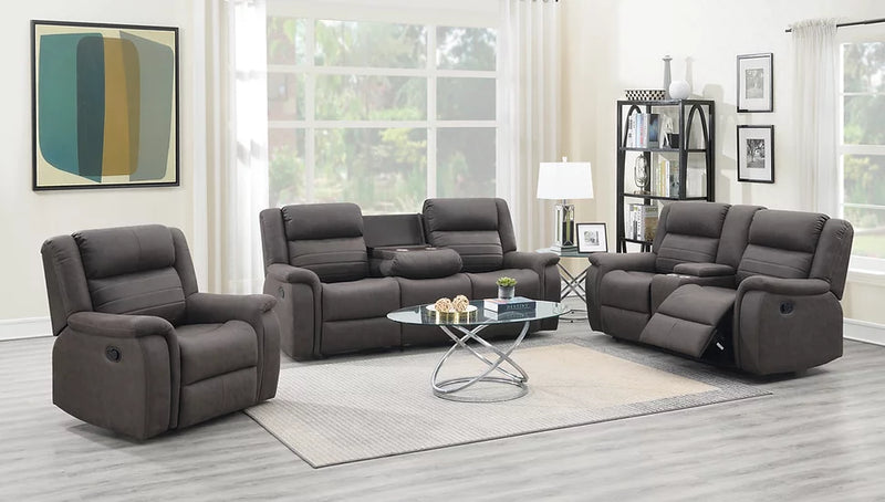 S7330 Max Brown Recliner Set 3-Piece