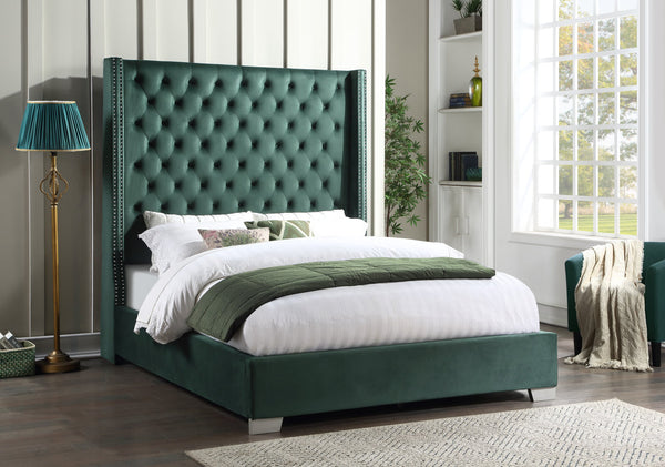 HH221 6ft Green King Bed