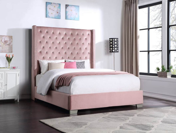 HH321 6ft Diamond Pink King Bed