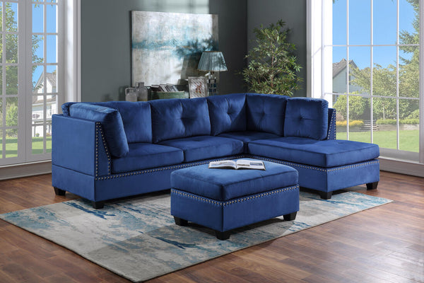 3PCS Sienna Sectional with Ottoman