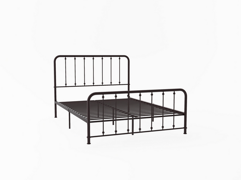 1638 Metal Bronze Platform Full Bed