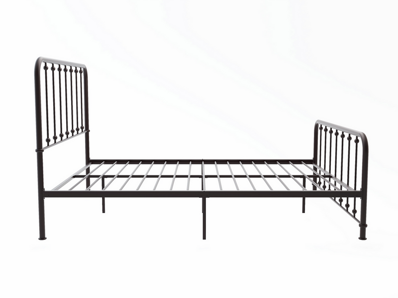 1638 Metal Bronze Platform Full Bed