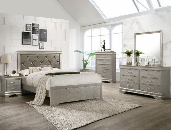 6910 Amalia Champagne King Bed