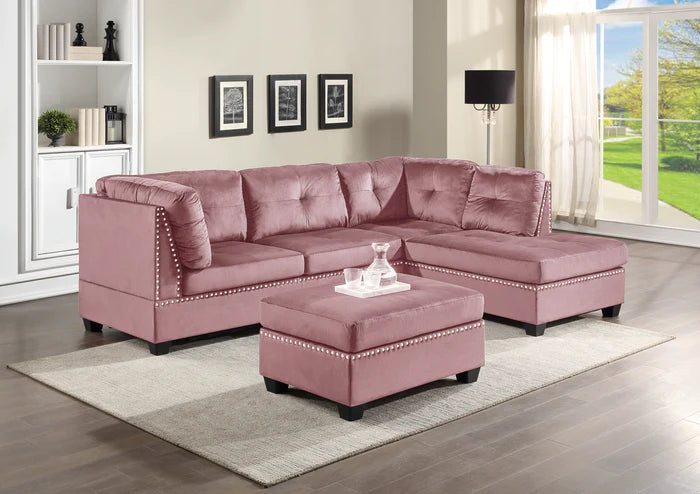 3PCS Sienna Sectional with Ottoman