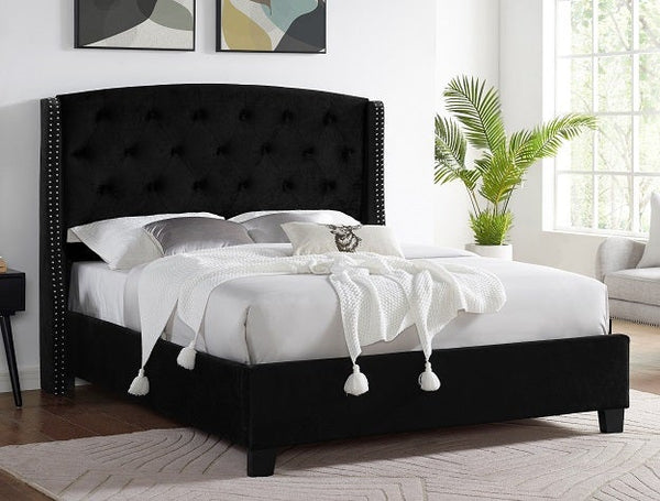 5111 Eva Black Queen Bed