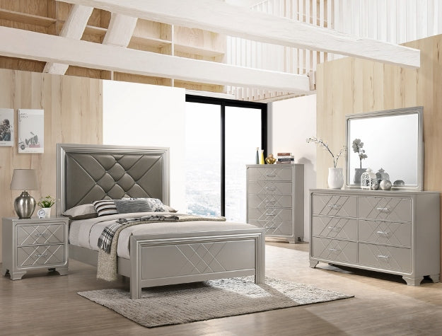 6970 Phoebe Silver Queen Bed