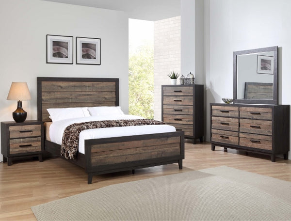 8270 Tacoma Brown Queen Bed