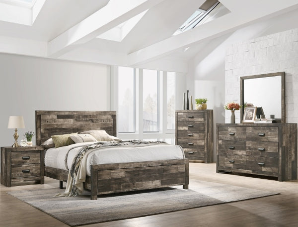 9400 Tallulah Grey Platform Full Bed