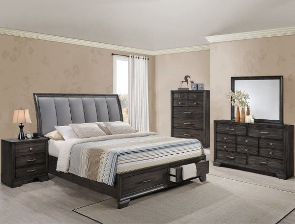 6580 James Grey King Bed