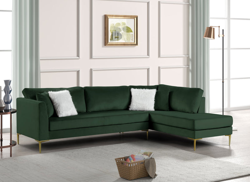 Catalina Velvet Sectional