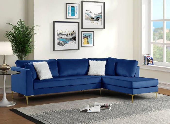 Catalina Velvet Sectional