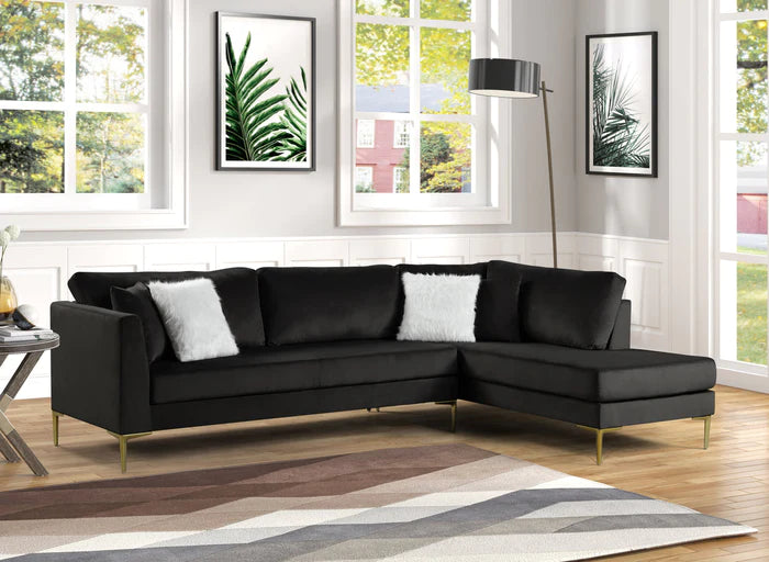 Catalina Velvet Sectional