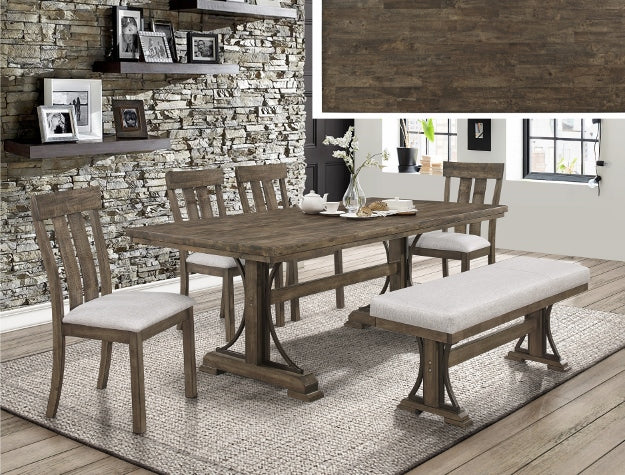 2131 Quincy Grey Dining Set 6-Piece