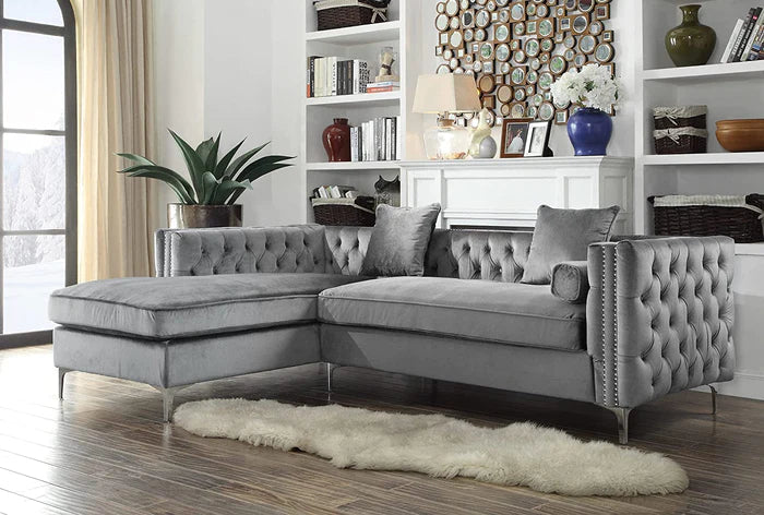 Ava Modern Velvet Sectional