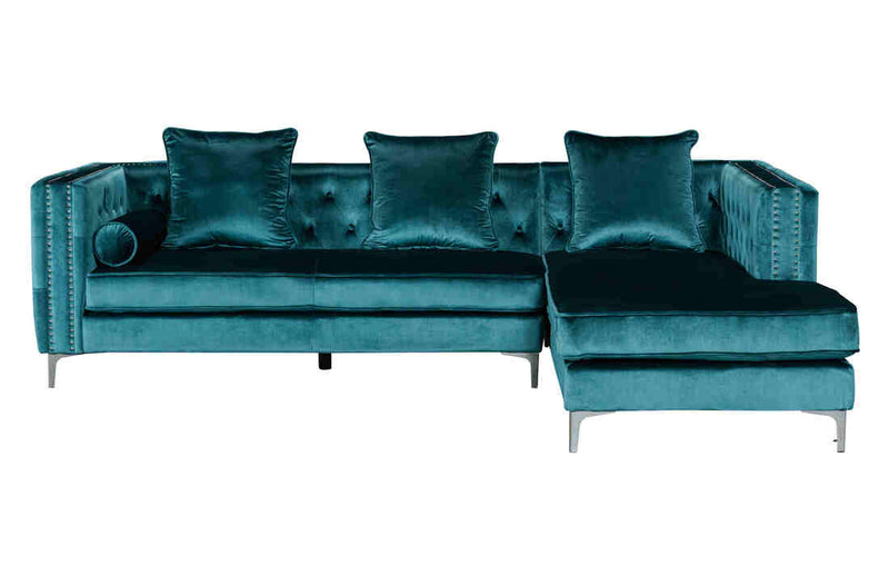 Ava Modern Velvet Sectional