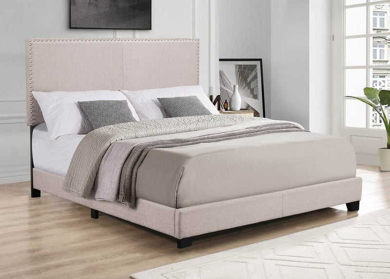 HH515 Beige King Bed