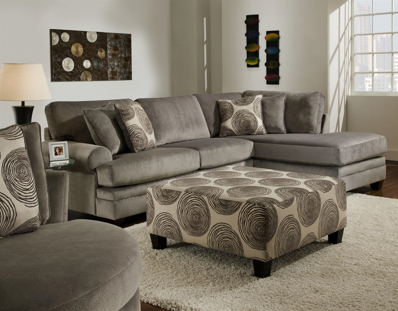 Albany 8642 Chocolate Sectional