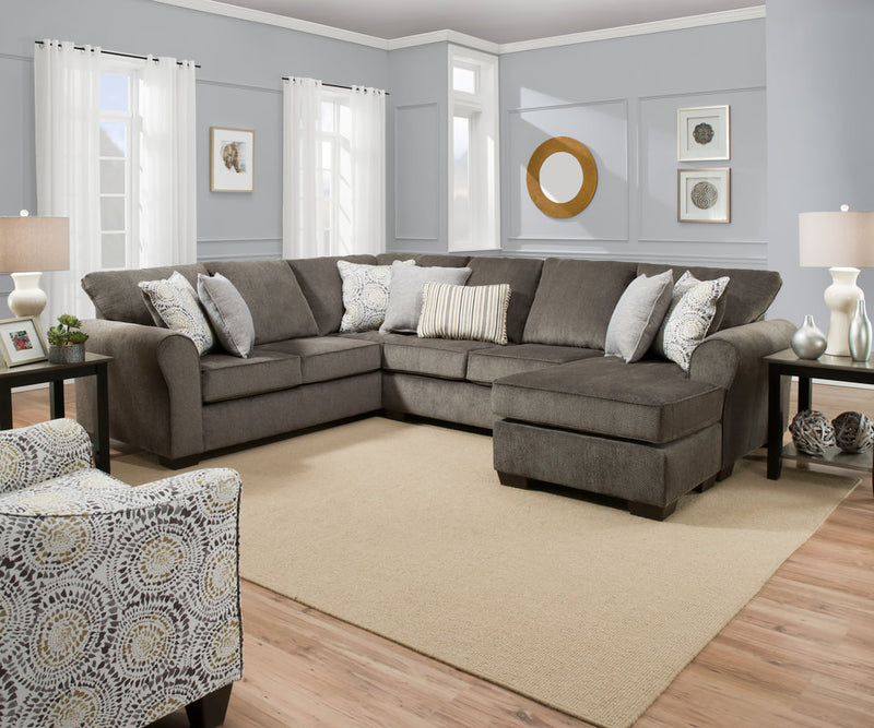 Lane 1657 Ash Grey Sectional