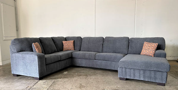 907 Steel Grey Sectional