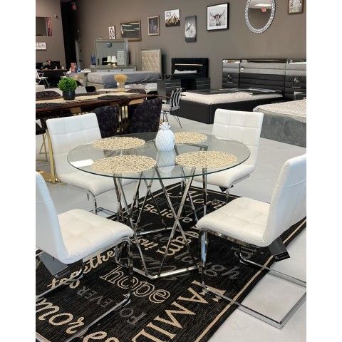 Ashley D275-15&02 Madanere White Dining set