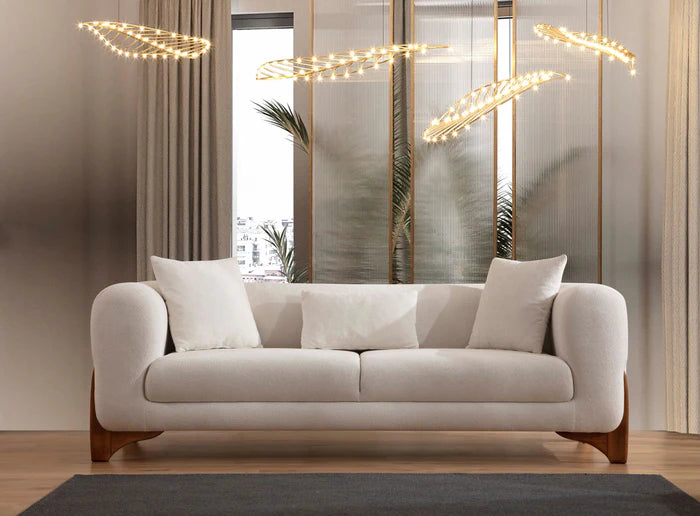 Almira Ivory Boucle Sofa & Loveseat