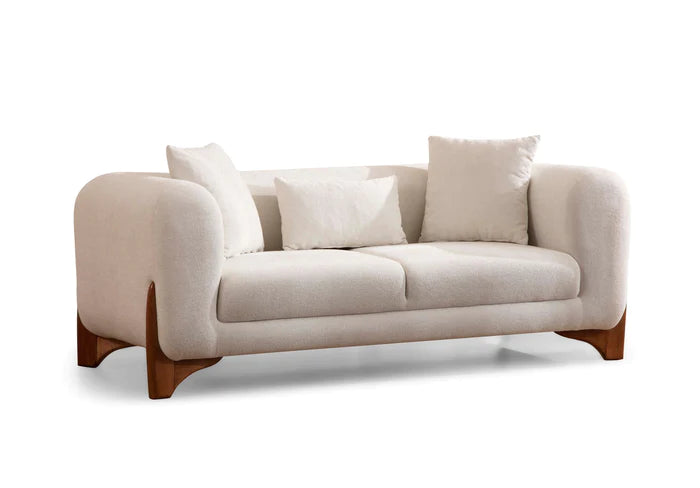 Almira Ivory Boucle Sofa & Loveseat